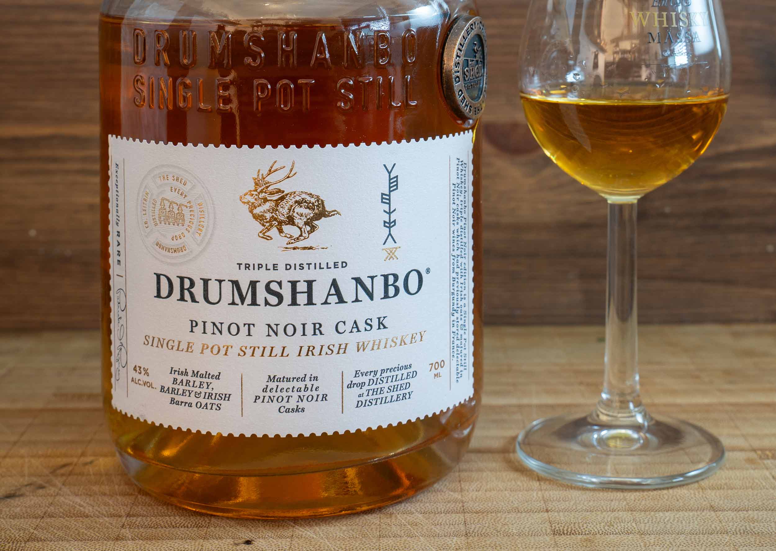 Getting back to writing, and the Drumshanbo Pinot Noir cask single pot still